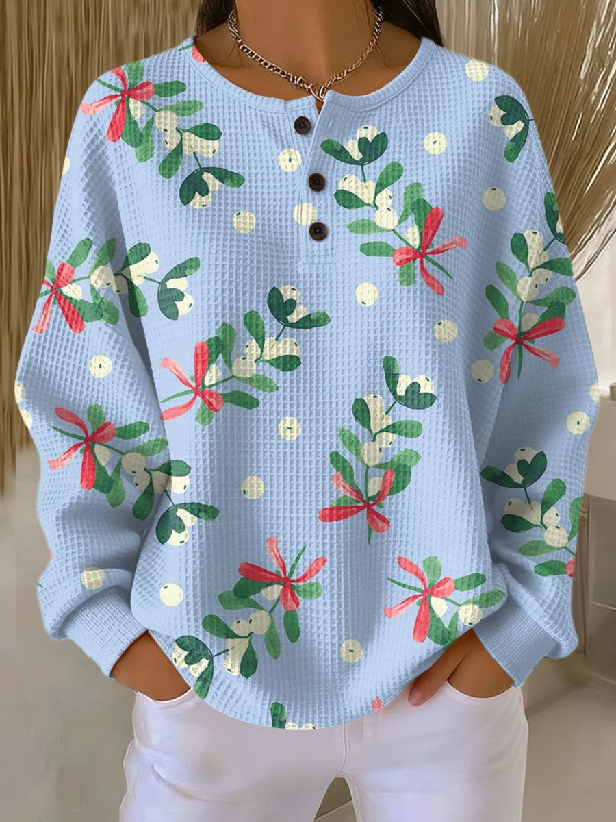 Maesira | Soft Sweater with Christmas Motif