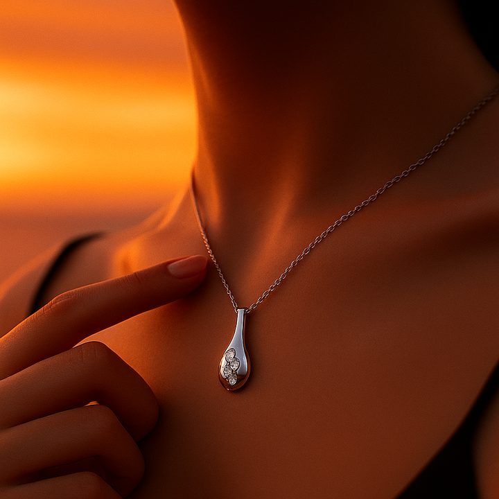 Nautical-Inspired 925 Silver Drop Earrings