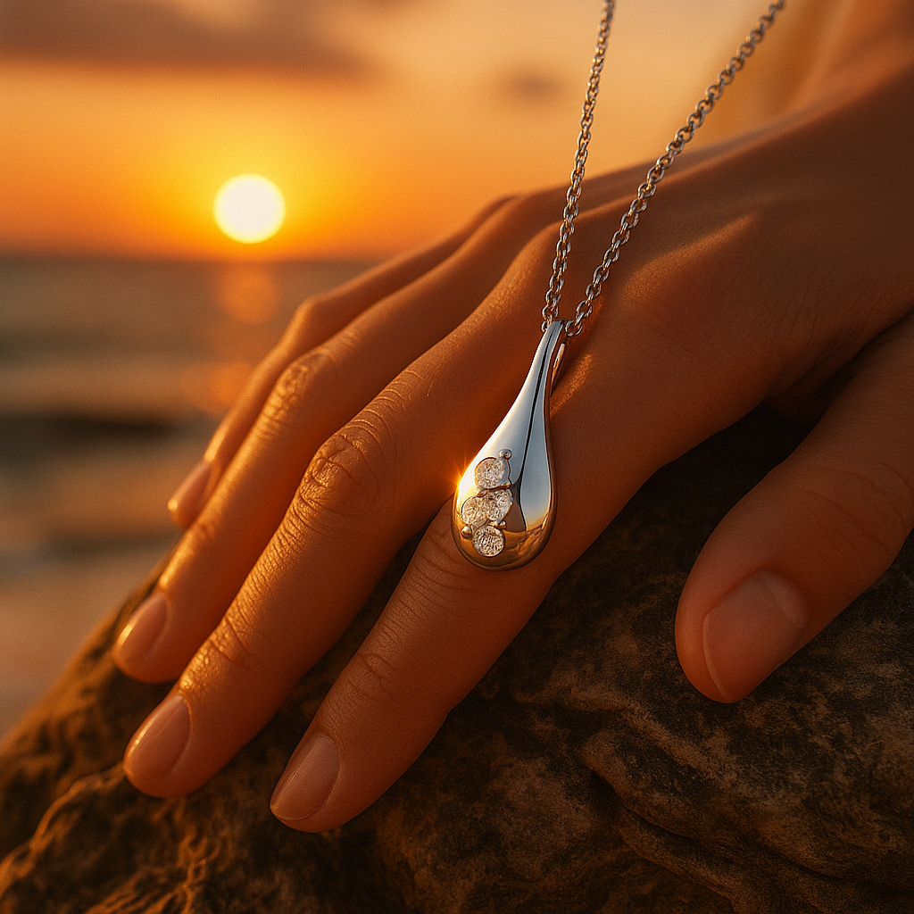 Nautical-Inspired 925 Silver Drop Earrings
