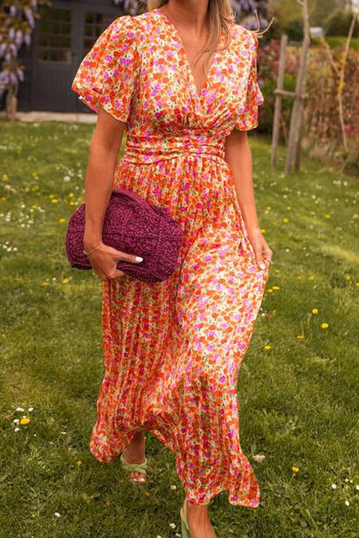 Lavinia | Empire Waist Floral Maxi Dress