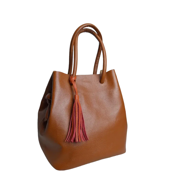 Brigitte | Brown Women's Leather bag