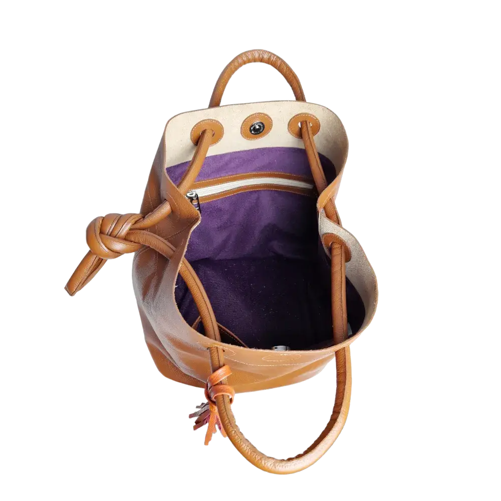 Brigitte | Brown Women's Leather bag
