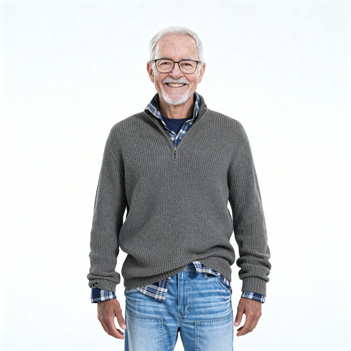Teon | Casual Pill-Free Quarter-Zip