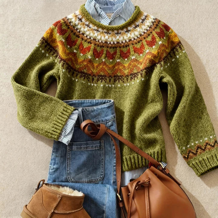 Ardena | Classic Vintage Knit Sweater