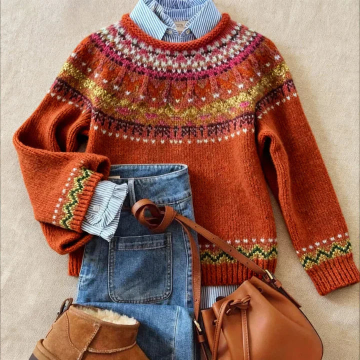 Simone | Chic Vintage Knit Sweater
