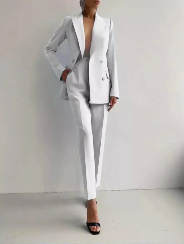 Sophia | Tailored Cigarette Pantsuit