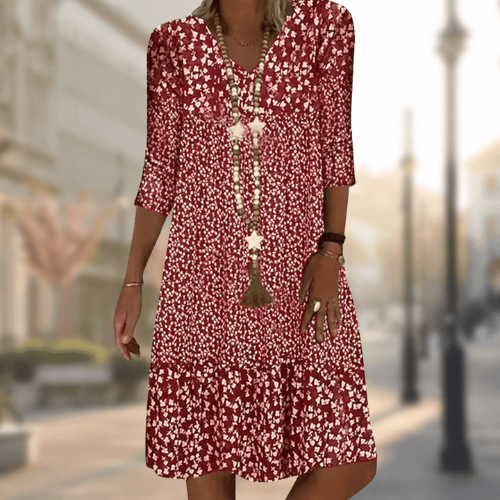 Lara | ELEGANT DRESS WITH PRINT