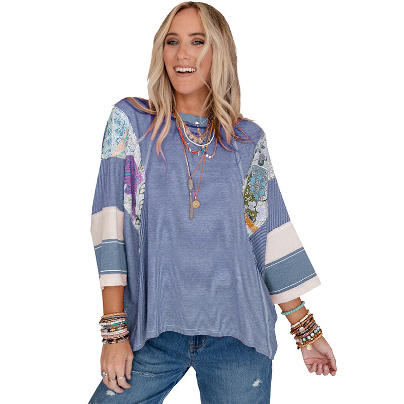 Lisa | Trendy Lightweight Patchwork Top