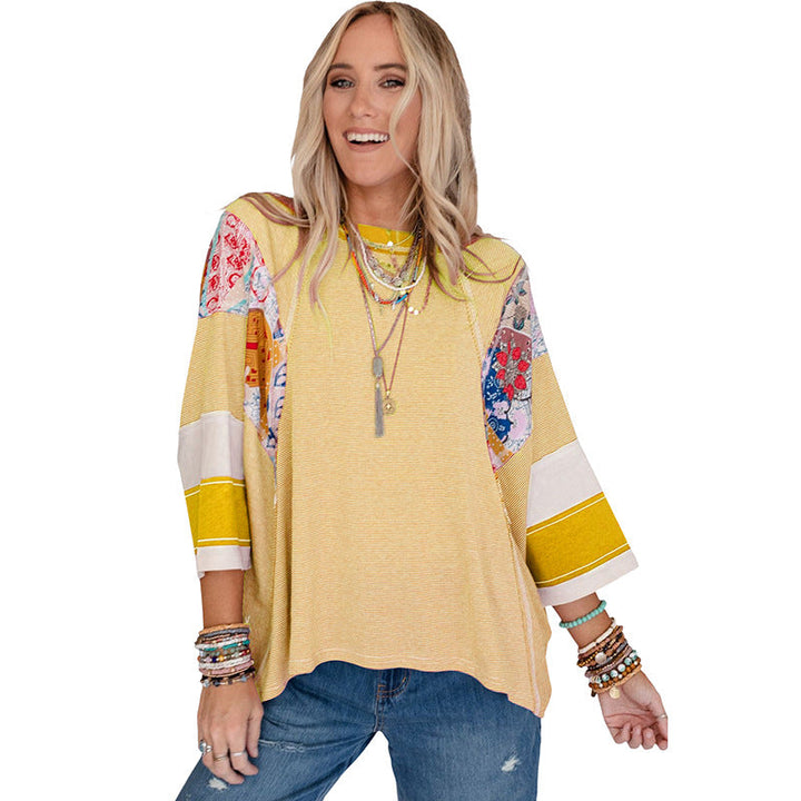 Lisa | Trendy Lightweight Patchwork Top