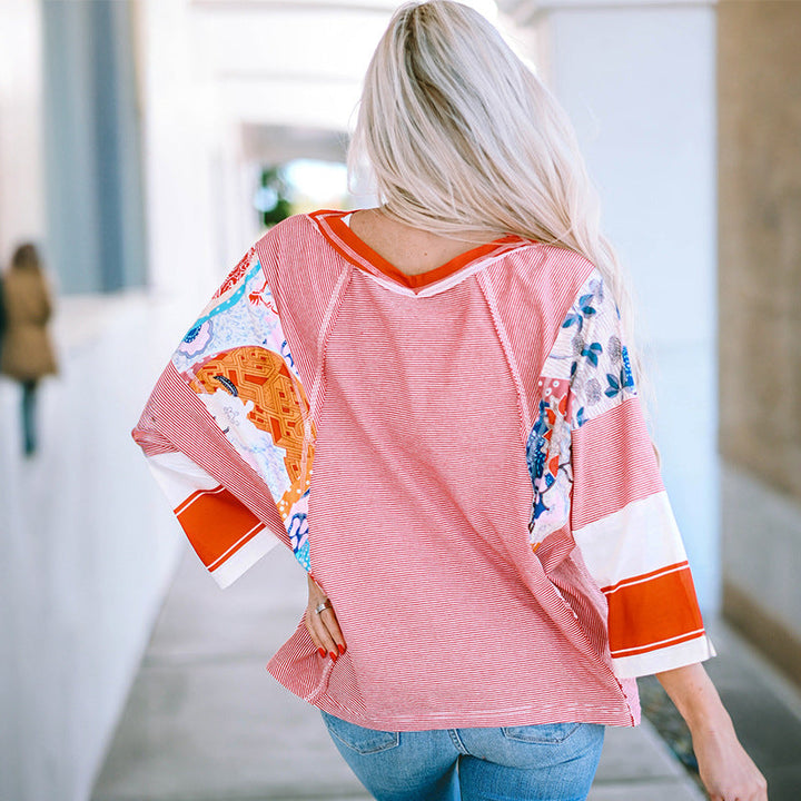 Lisa | Trendy Lightweight Patchwork Top