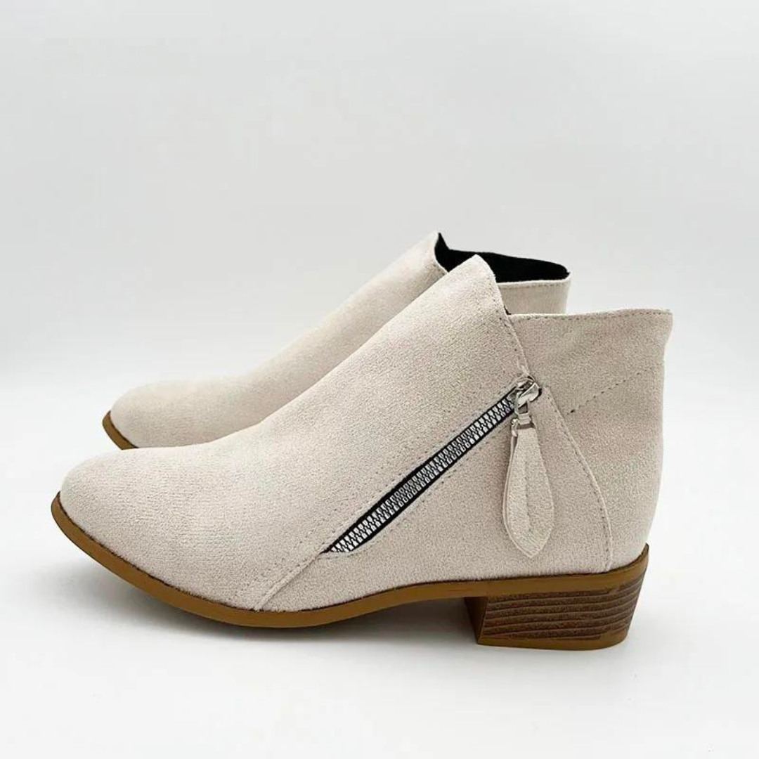Dina | Supportive Ankle Mid-Heel Boots