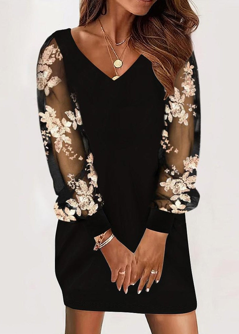 Louise | Chic Sleeved Lace Dress