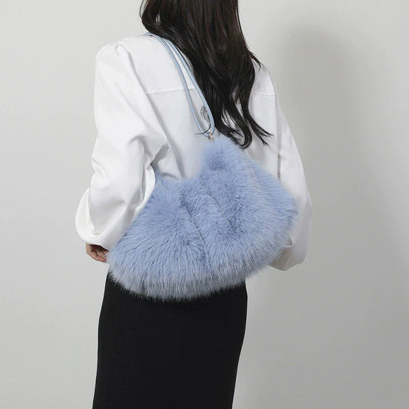 Mallory | Plush Shoulder Handbag