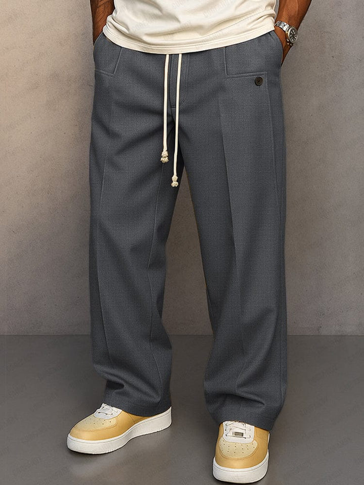 Luke | Straight Wide-Leg Comfort Trousers
