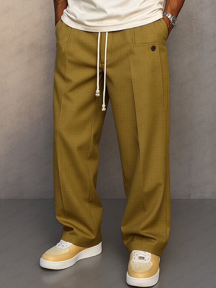 Luke | Straight Wide-Leg Comfort Trousers