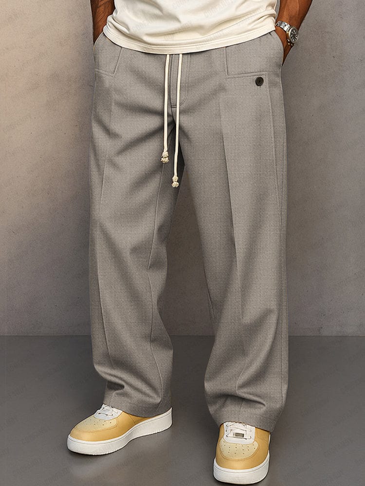 Luke | Straight Wide-Leg Comfort Trousers