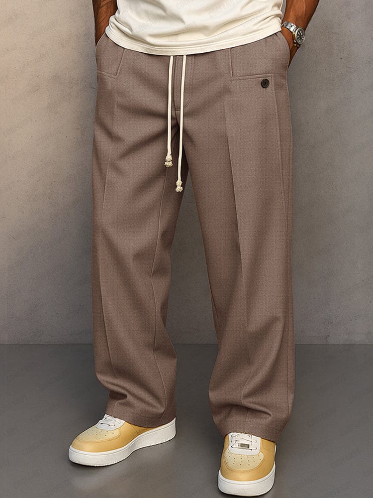 Luke | Straight Wide-Leg Comfort Trousers