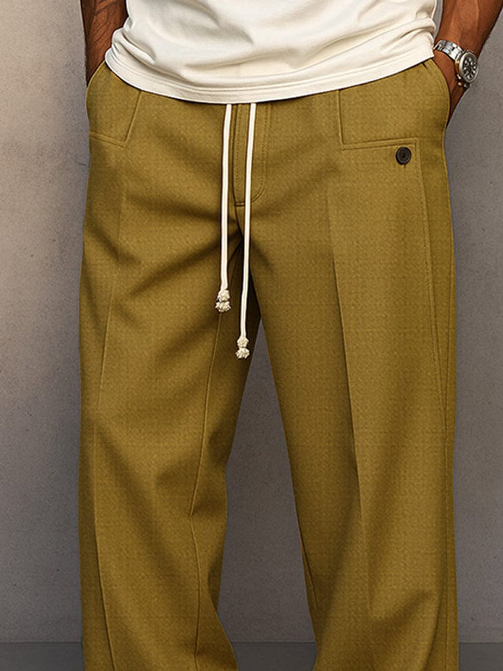 Luke | Straight Wide-Leg Comfort Trousers