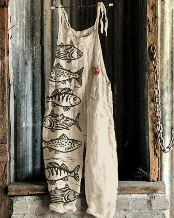 Vintage Floral Jumpsuit Women - Effortless Style & All-Day Comfort