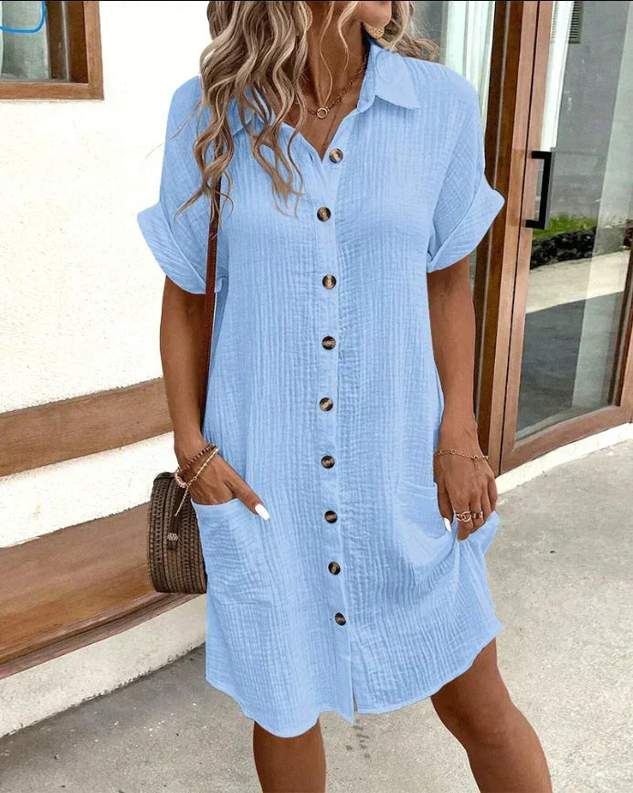 Cora™ | Relaxed Fit Polo Dress