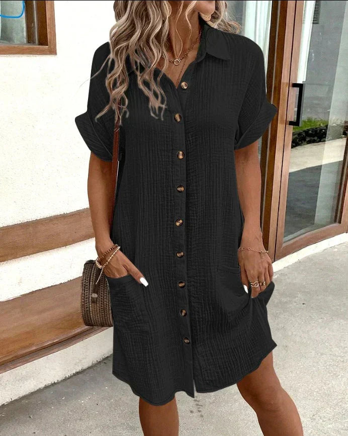 Cora™ | Relaxed Fit Polo Dress