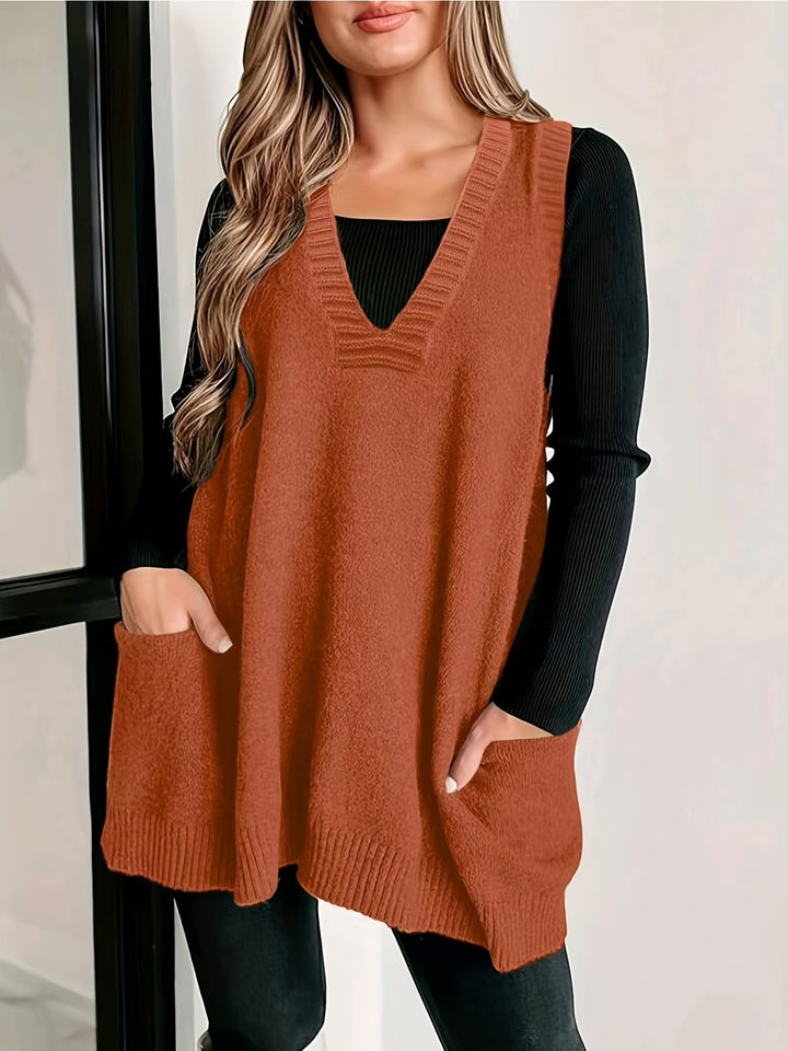 Helen | Casual V-Neck Vest
