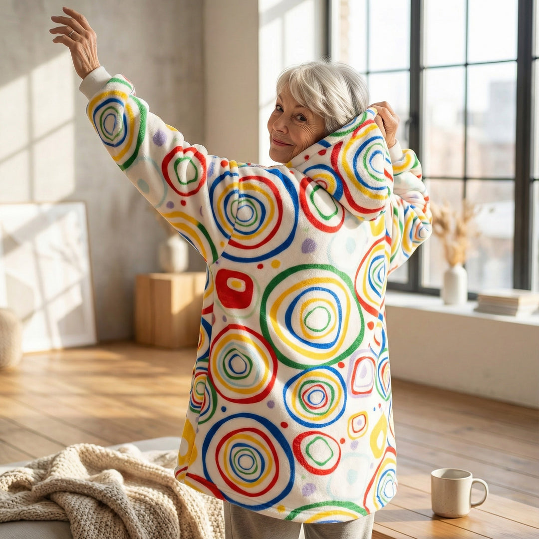 Oversized Sherpa Hoodie Blanket
