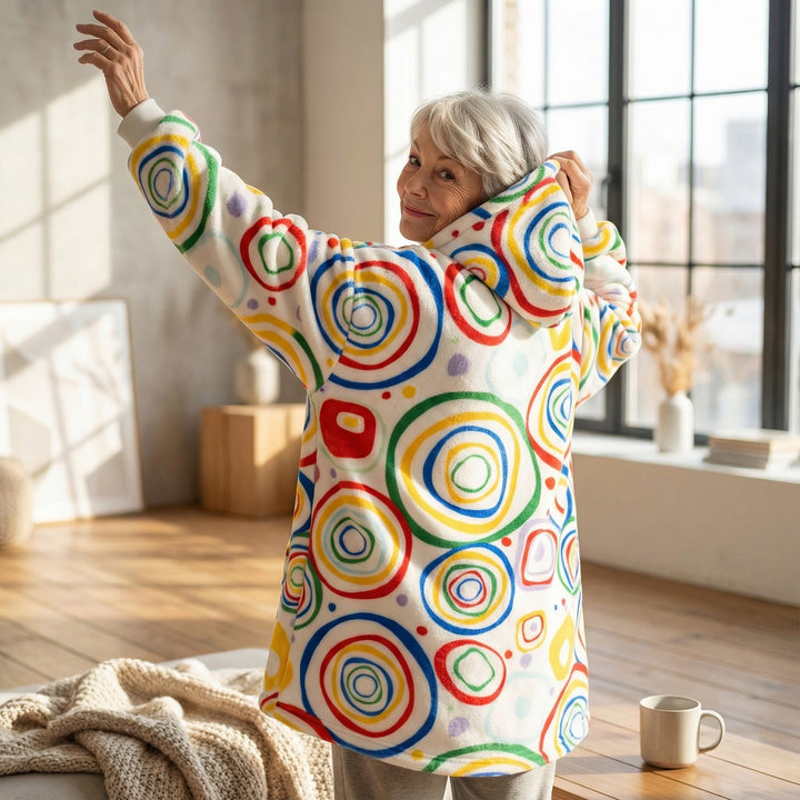 Oversized Sherpa Hoodie Blanket