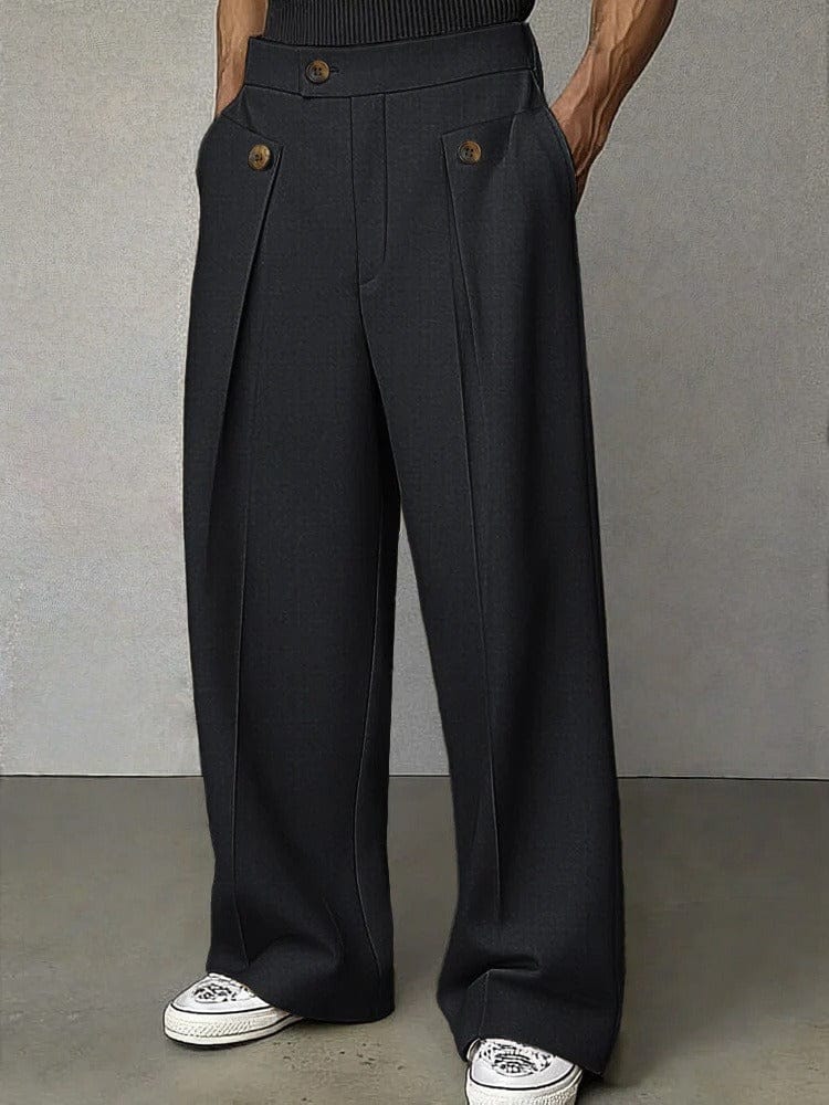 Owen | Daniel Straight Wide-Leg Trousers