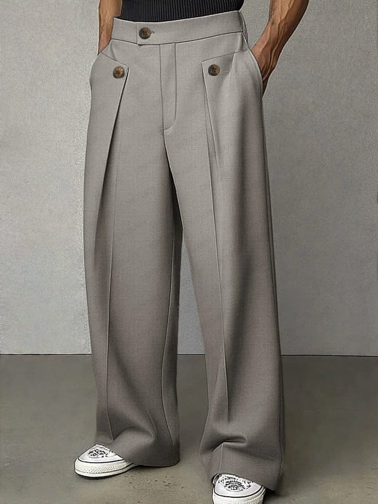 Owen | Daniel Straight Wide-Leg Trousers