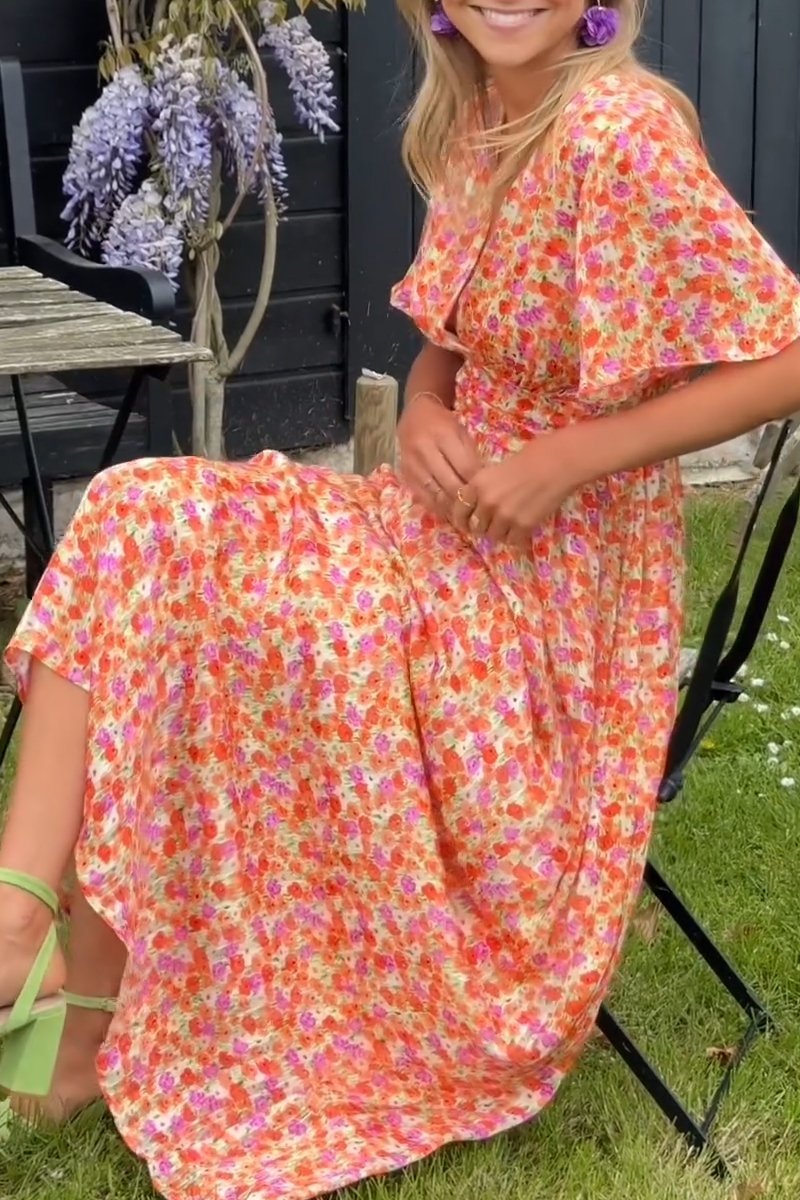 Lavinia | Empire Waist Floral Maxi Dress