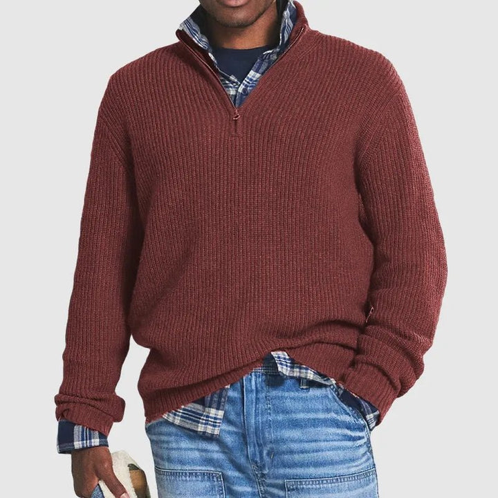Teon | Casual Pill-Free Quarter-Zip