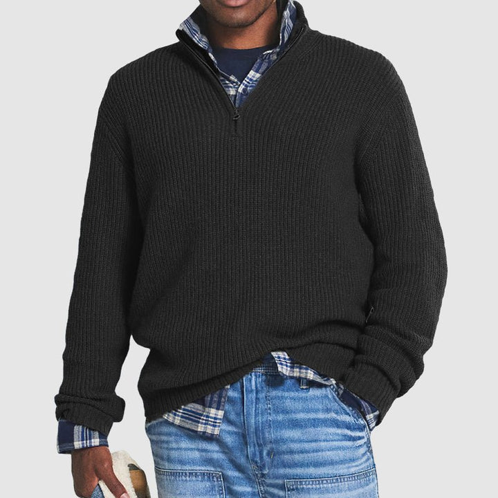 Teon | Casual Pill-Free Quarter-Zip