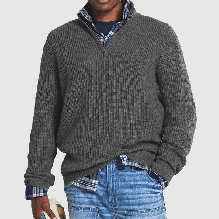 Teon | Casual Pill-Free Quarter-Zip